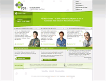 Tablet Screenshot of fgtrecruitment.com.au